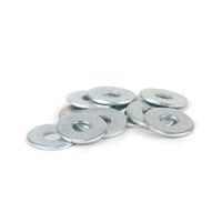 Arandela plana 3/16"" x 10 unidades