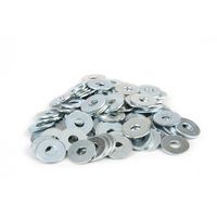 Arandela plana 1/4"" x 100 unidades