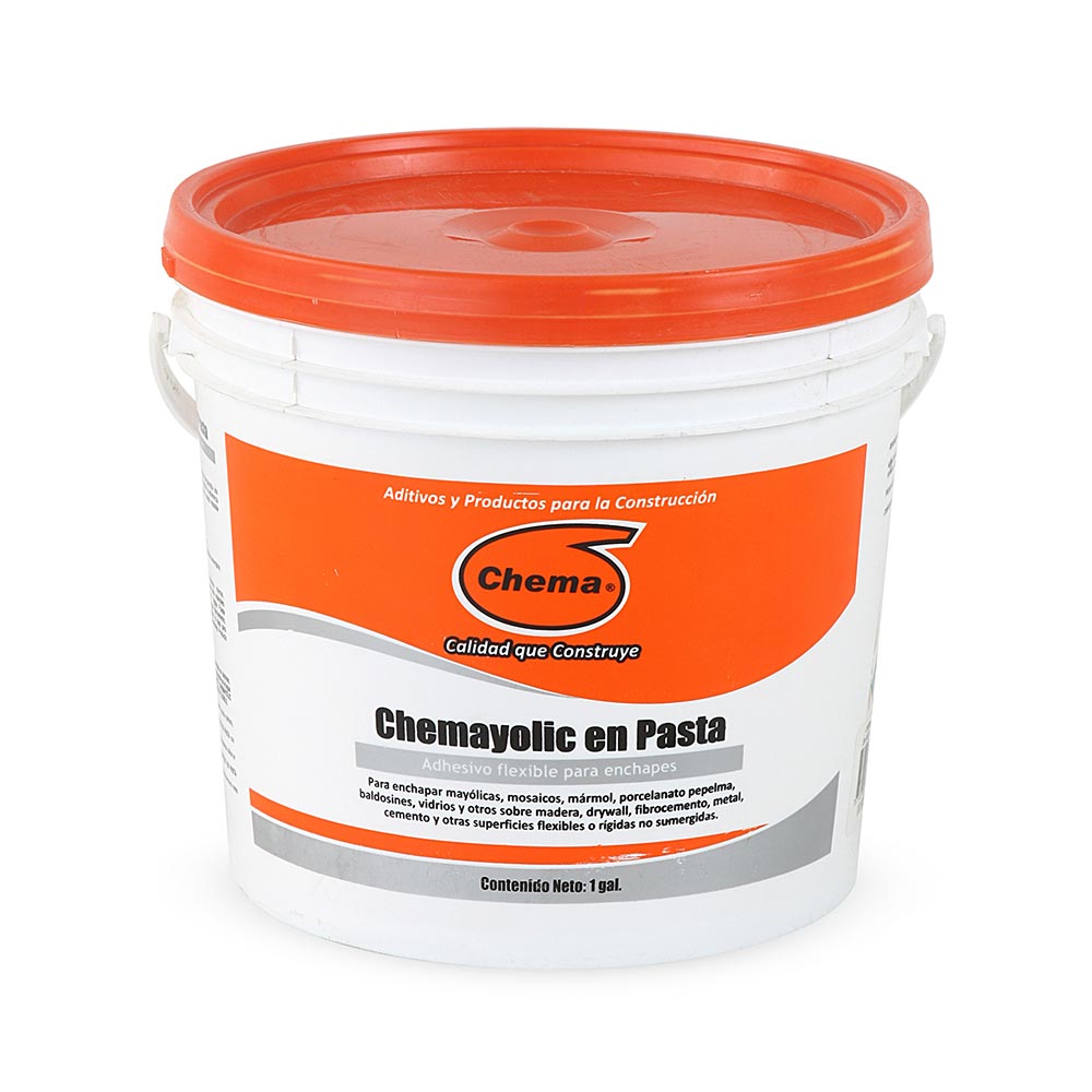 Pegamento Resina Chemayolic En Pasta GL Blanco 1 galón
