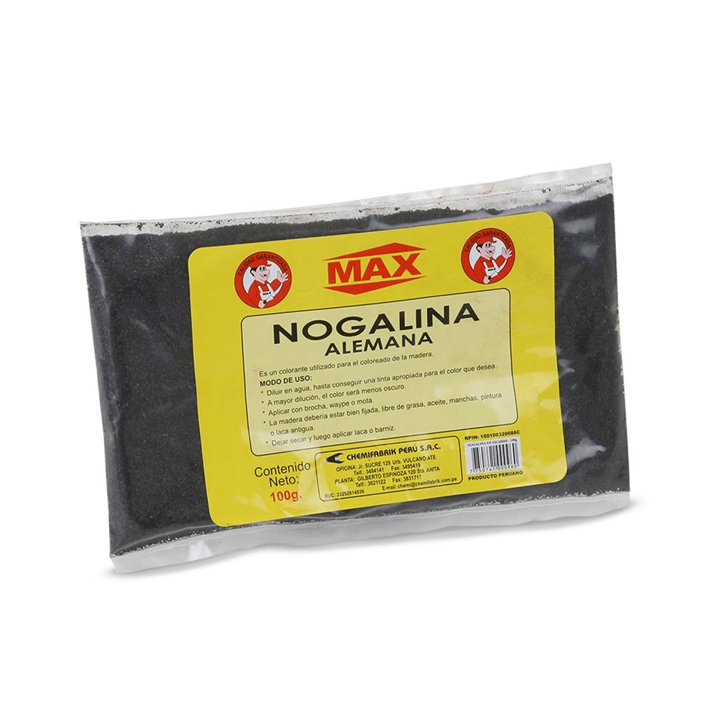 Tinte Nogalina Granulada Paracas 100g Color Nogal