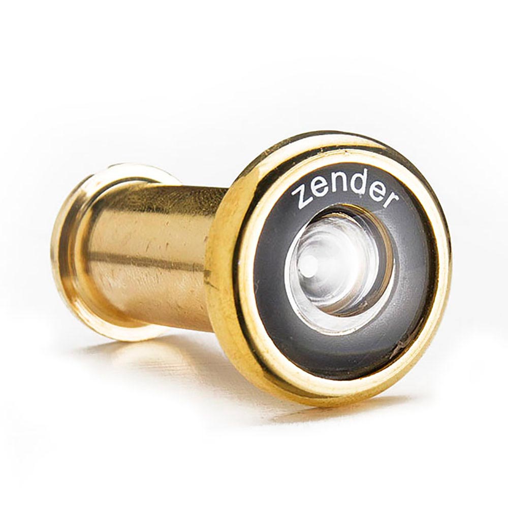 Mirilla de Puerta Zender 180° Dr en Acero Dorado