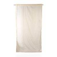 Cortina de Tela Poliéster Orange Velo Sólido Beige 140x250cm