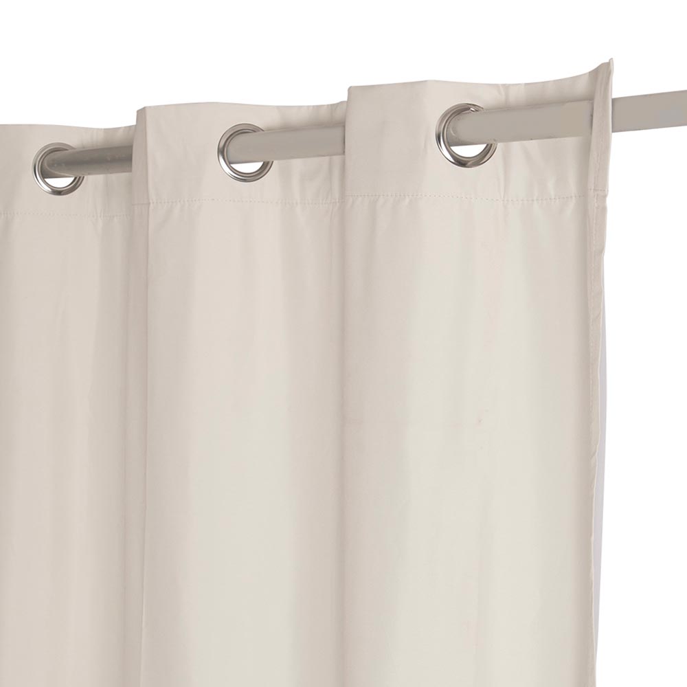cortina blackout 140x250cm blanco promart