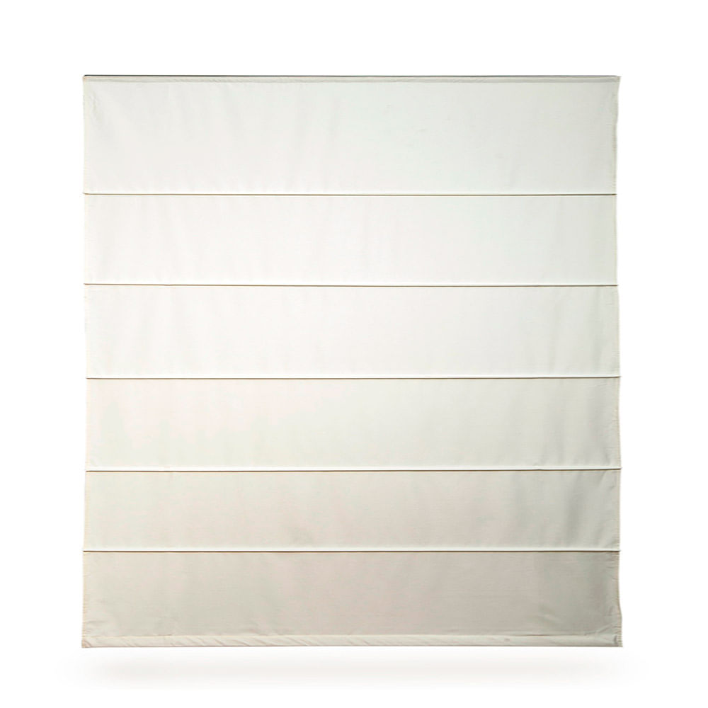 cortina estor de tela blanco 180x180cm