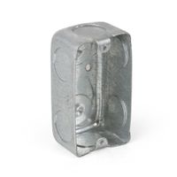 Caja de paso Rectangular 3/4"" 1.5 mm Jormen