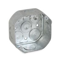 Caja Octogonal Pesada Metal 3/4"" 1.5mm Jormen