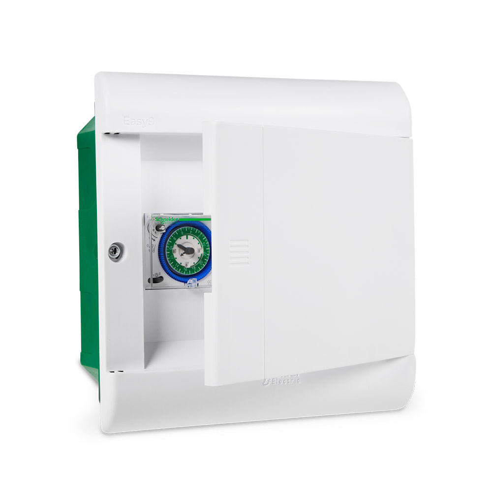 Tablero Empotrable IP40 8 Polos Schneider Electric Verde