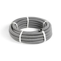 Tubería corrugada flexible 3/8"" WIR Gris x10 metros Tkl