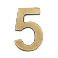 Número 5 de bronce Infafiza