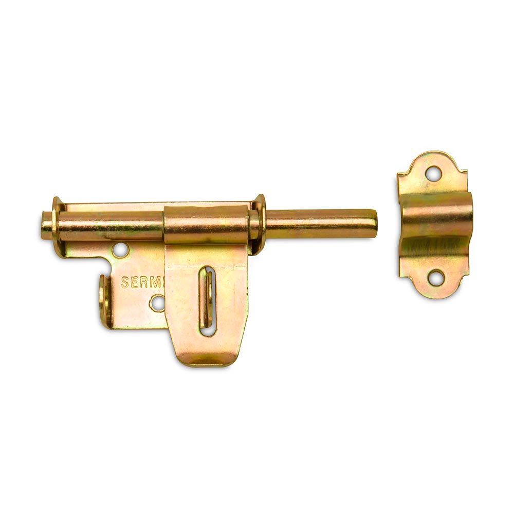 Cerrojo Global Trader Sansón 8 cm Acero Tropicalizado para Puertas y Portones