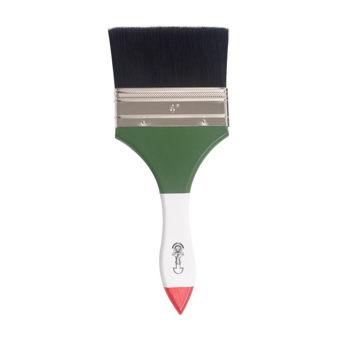 Brocha para Barniz Tumi 4'' de Nylon Blanco con Cerdas Sintéticas