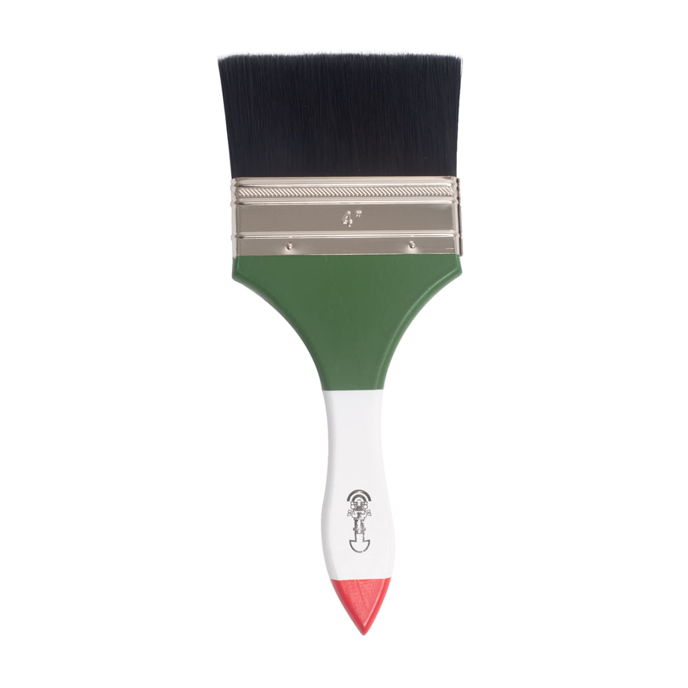 Brocha para Barniz Tumi 4'' de Nylon Blanco con Cerdas Sintéticas