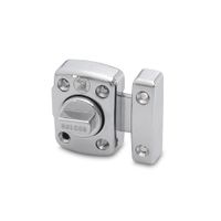 Seguro para ventana zincado acerado satinado 30 mm Halcon
