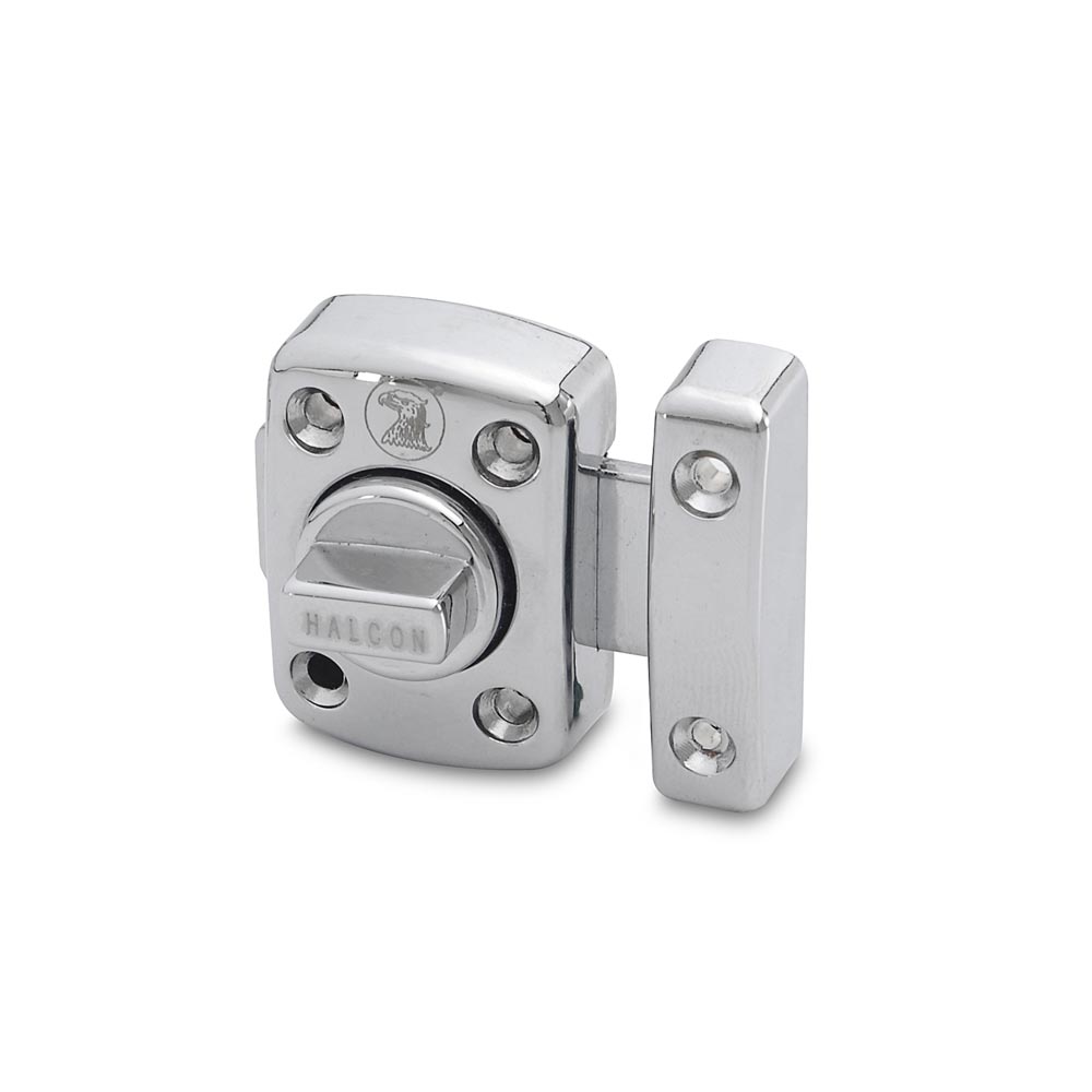 Seguro para ventana zincado acerado satinado 30 mm Halcon