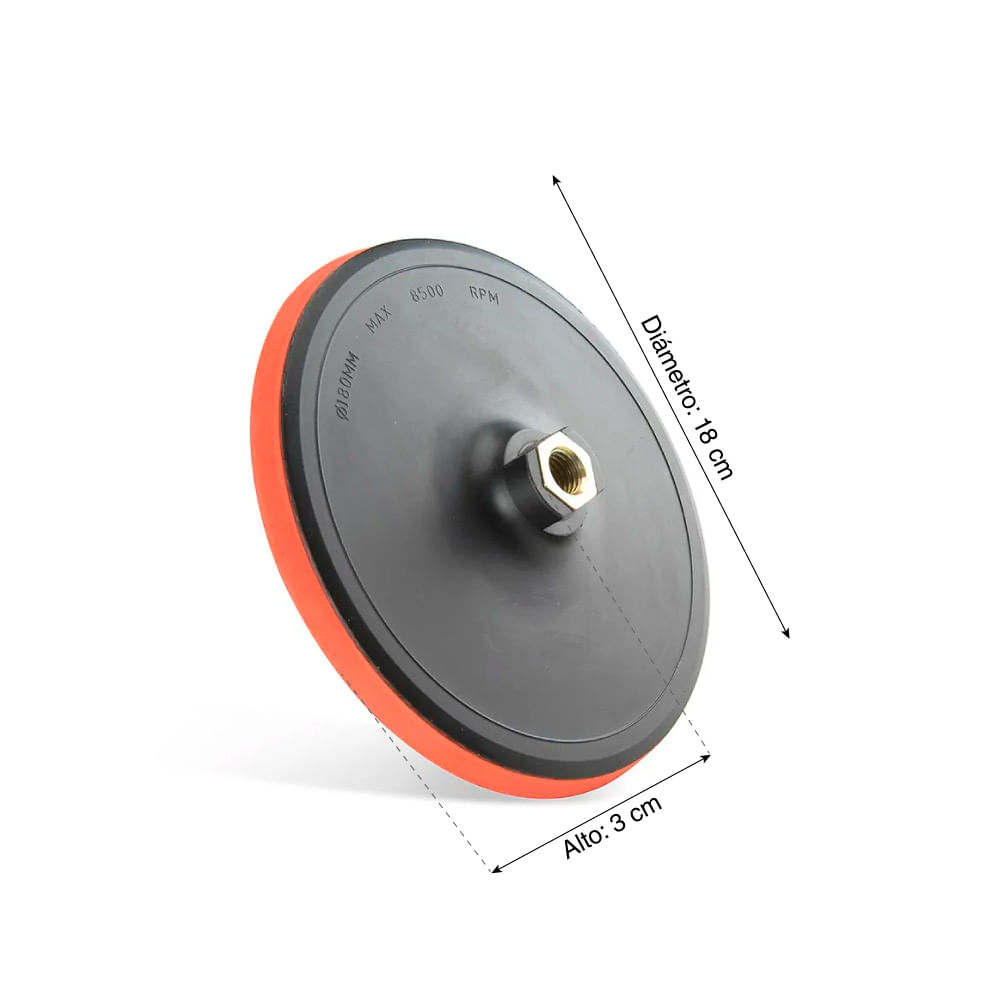 Base para lija Velcro 7\