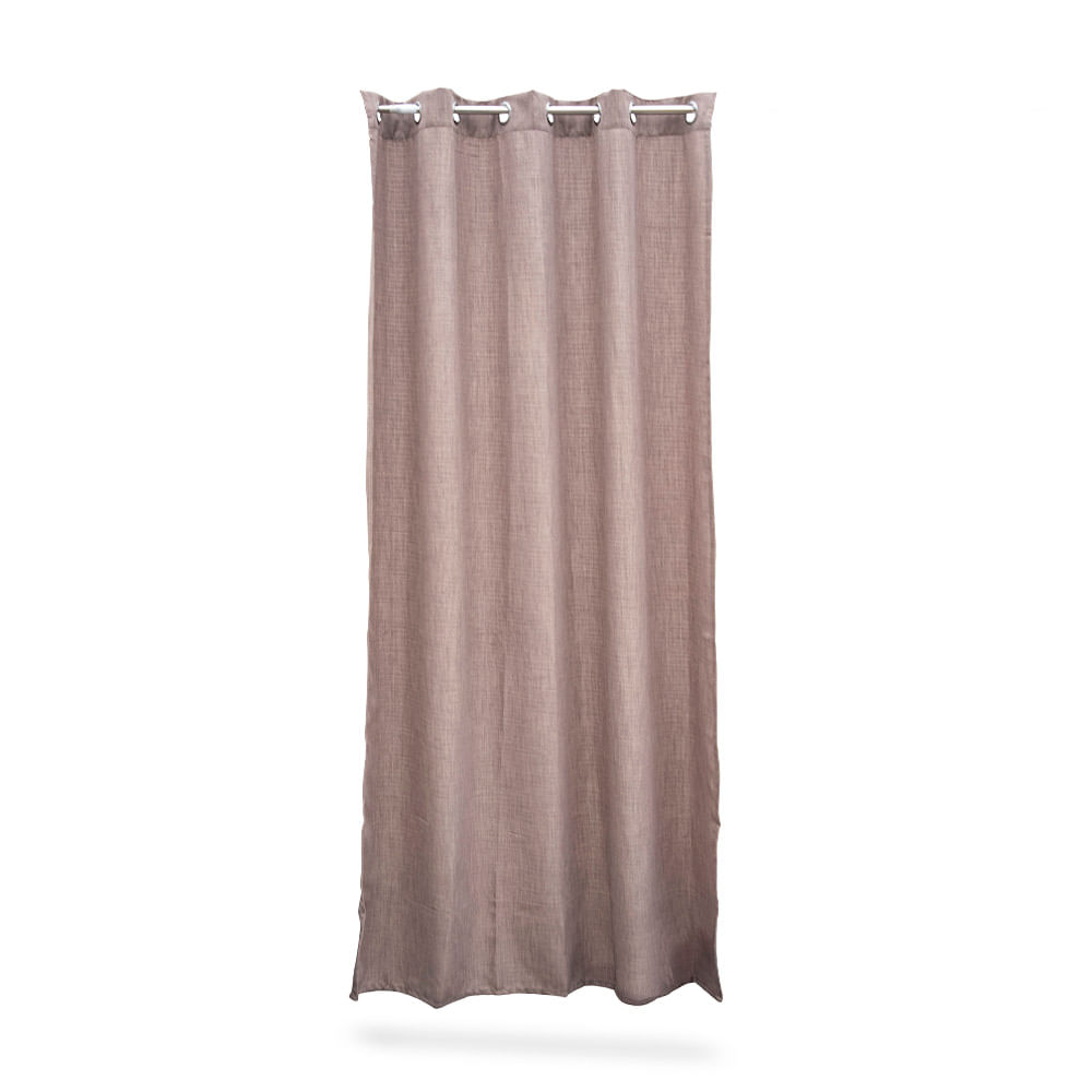 cortina de tela taupe oscuro 140x250cm