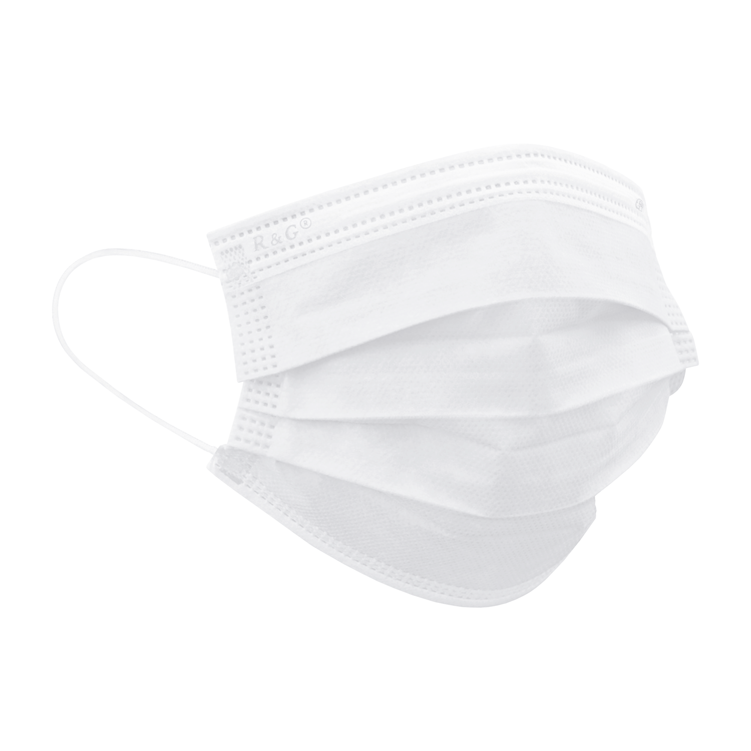 Mascarilla Plana R&G Blanca Caja x 50 und 98% BFE