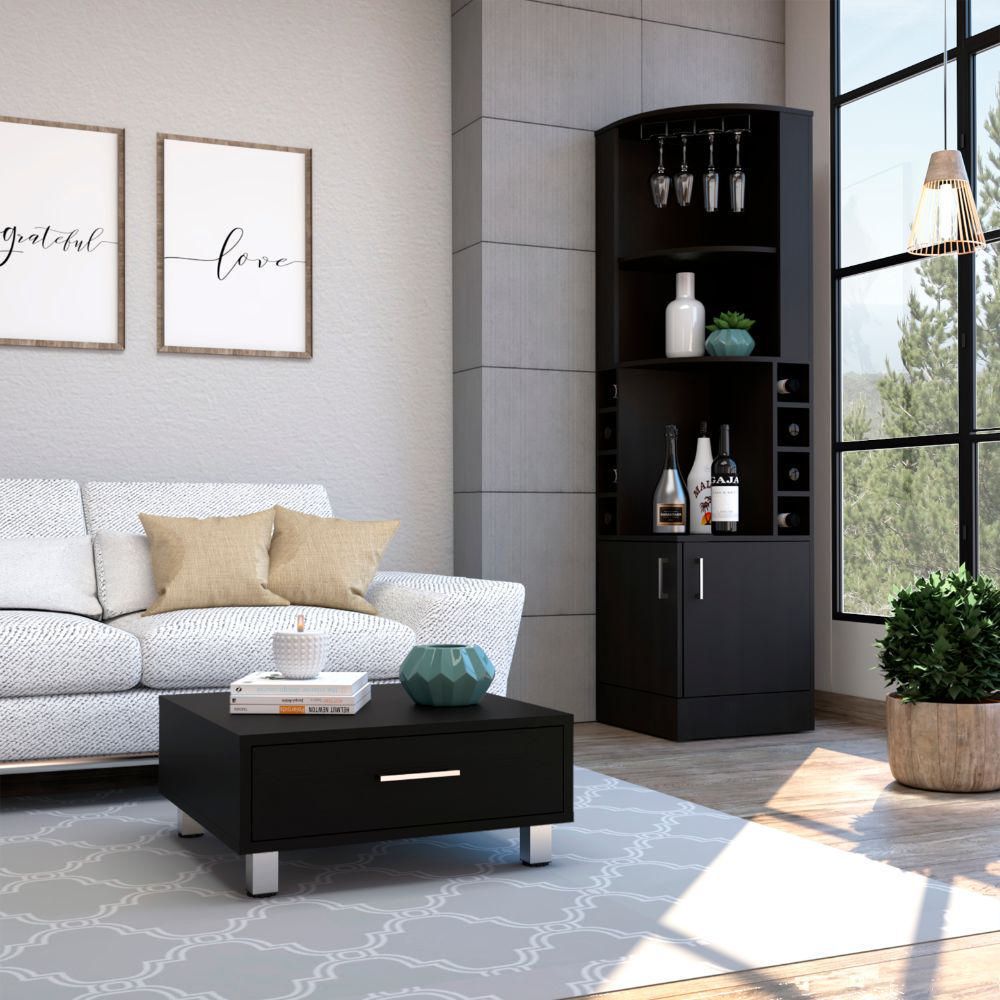 Bar Esquinero Kava + Mesa De Centro Beijing - Wengue