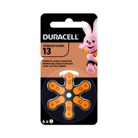 Pila Duracell Nro13 X6