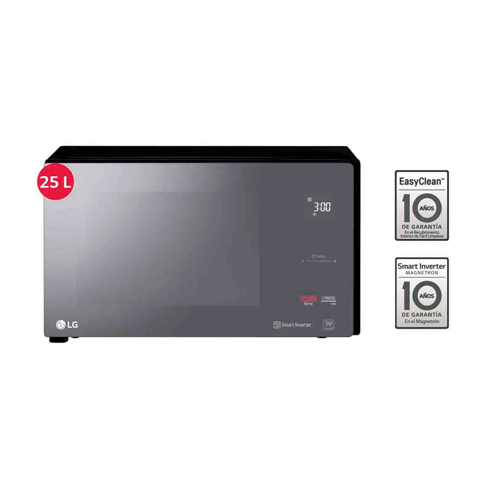 Microondas LG 25L MS2596DIR Negro