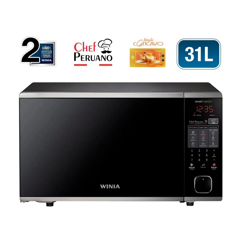 Horno Microondas WINIA 31L WMN-31CCB4 Negro - Promart
