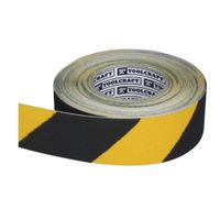 Cinta Antiderrapante 50mmx5m Negro / Amarillo Toolcraft TC5270