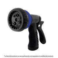 Pistola para Riego Metálica PVC 7 Funciones Toolcraft TC1846