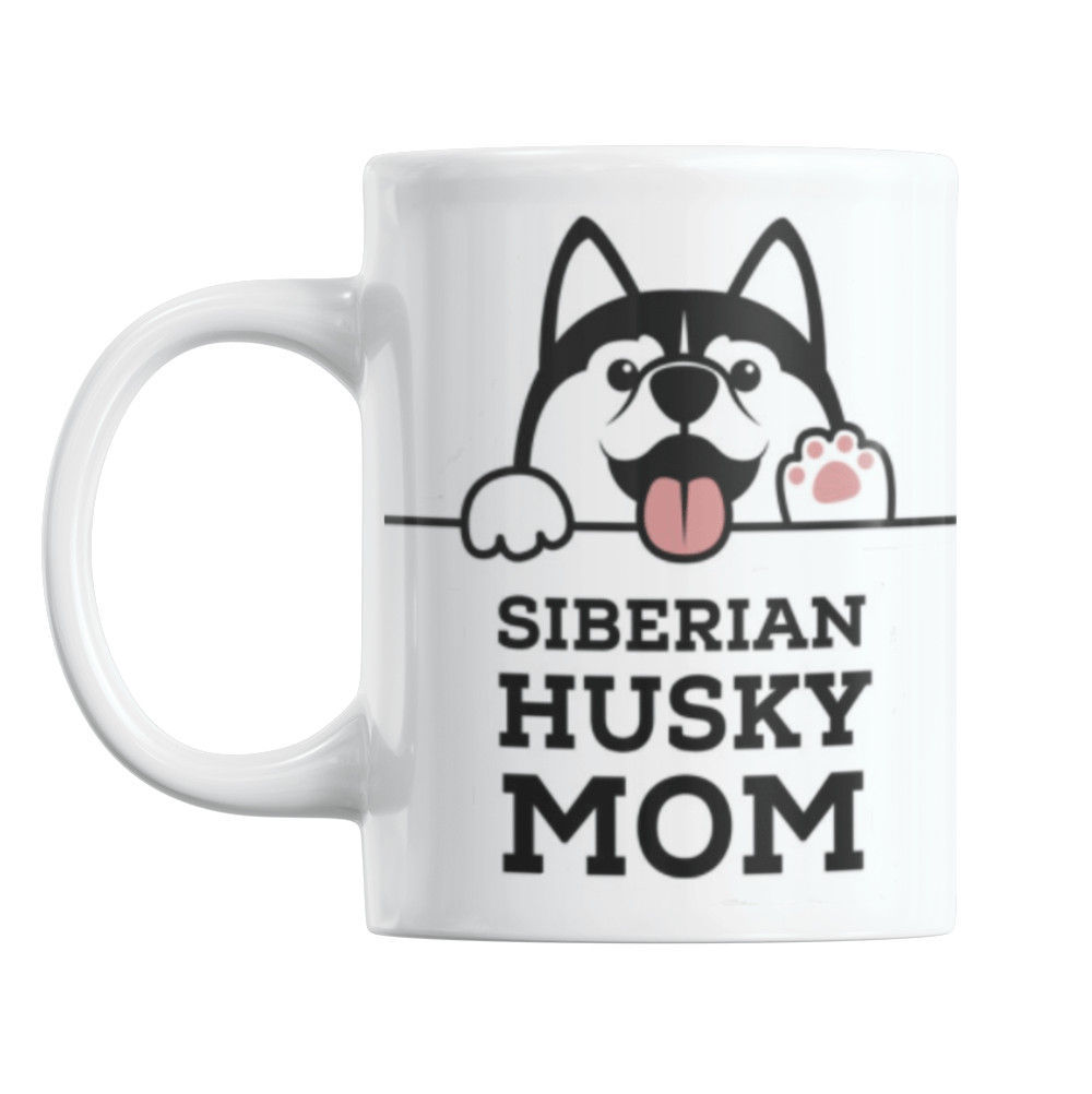Taza Mug de Cerámica Perro Siberian Husky