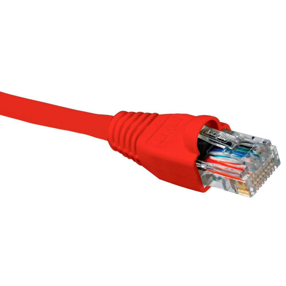 Cable de Red 15cm Rojo Cat6 sin Enganche (N6PATCH6INRD) - Cables