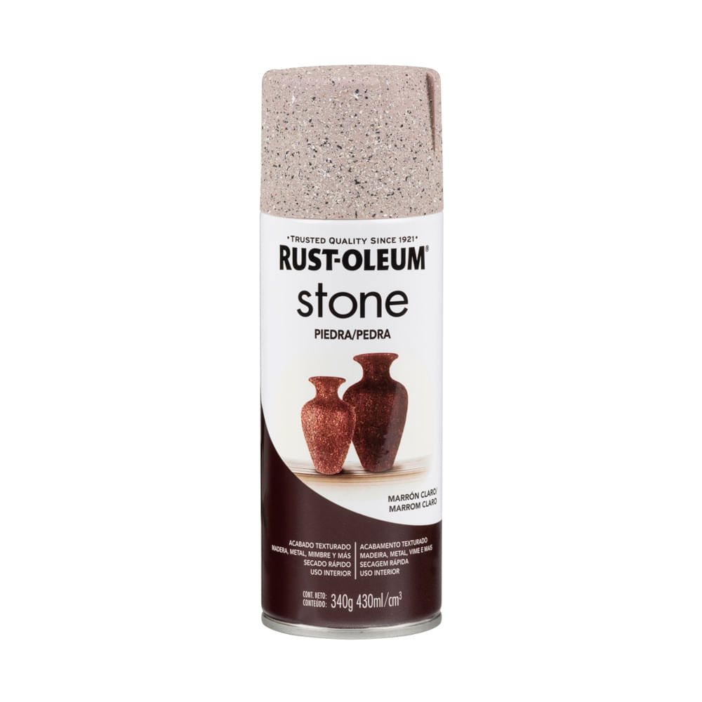 Spray Piedra Marrón Claro Rust Oleum