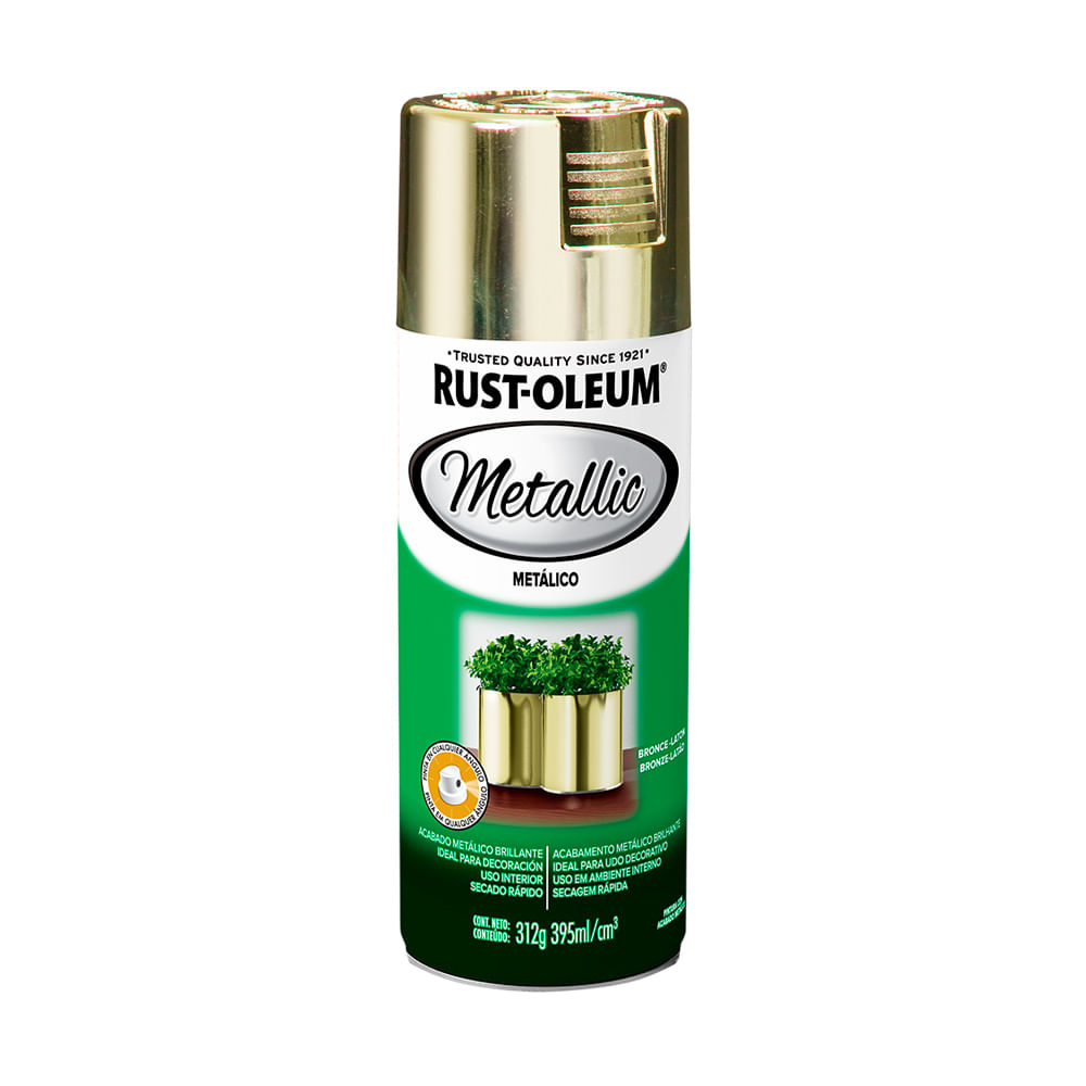 Aerosol metálico latón brillante 312gr Rust Oleum