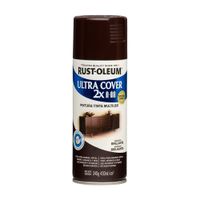 Spray Brillante Acrílico Ultra Cover 340g Marrón