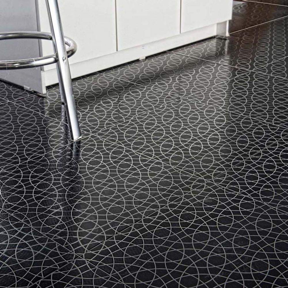 piso ceramico liso piave negro 45x45 cm caja 2 03 m2