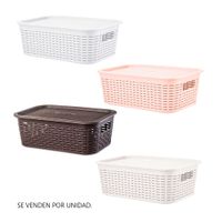 Canastilla Organizadora Tavarua 13L Texturizada Reyplast