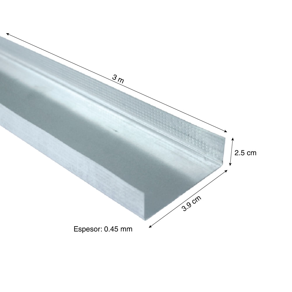 Riel 39x25x0.45mmx3.00m Tupemesa - Promart