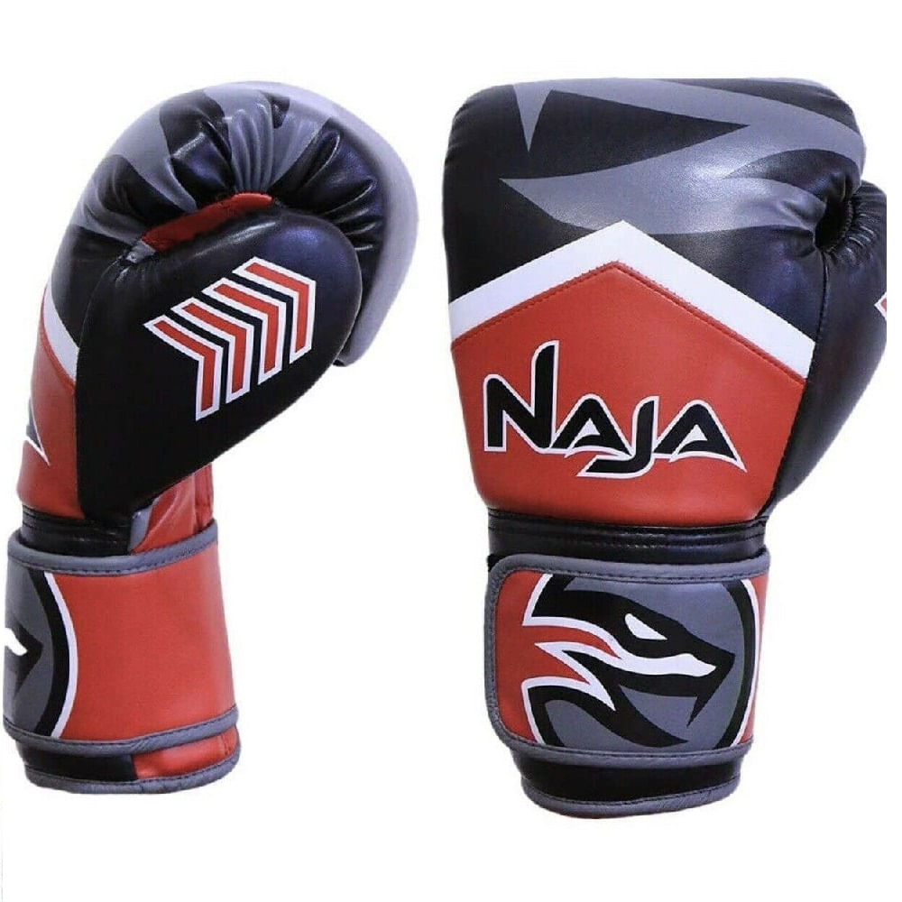 Guantes de Box 12 Onzas Rojo Naja