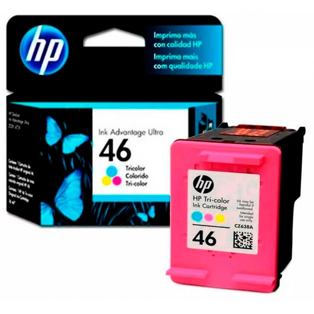 Tinta Hp CZ638AL (46) Tricolor 750 Pgs - Promart