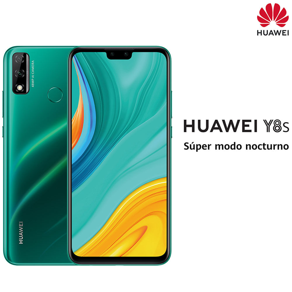 Smartphone HUAWEI Y8S 6.5" 64GB 48MP + 2MP + HUAWEI Band 4e - Promart