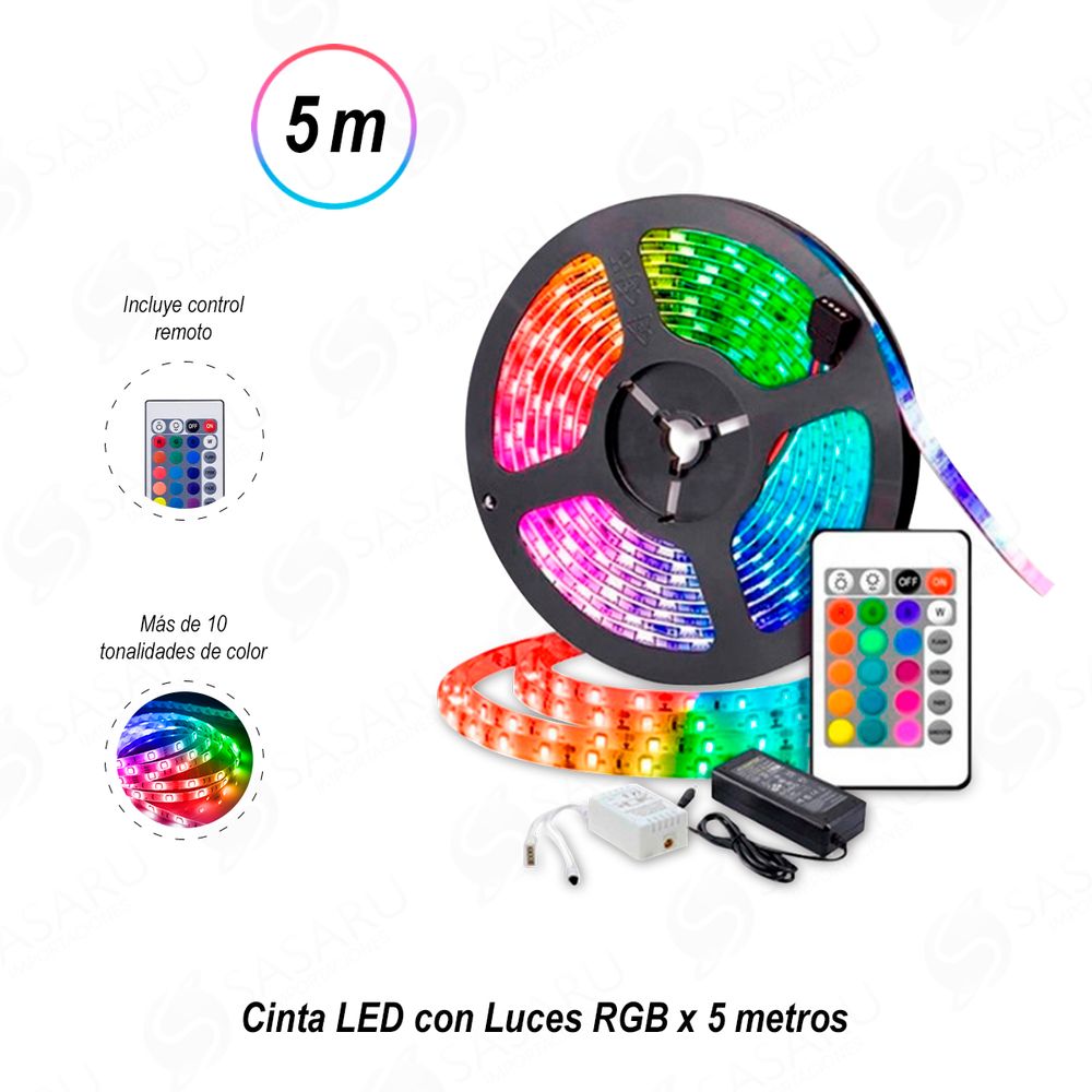LED con Luces RGB x 5 metros - Promart