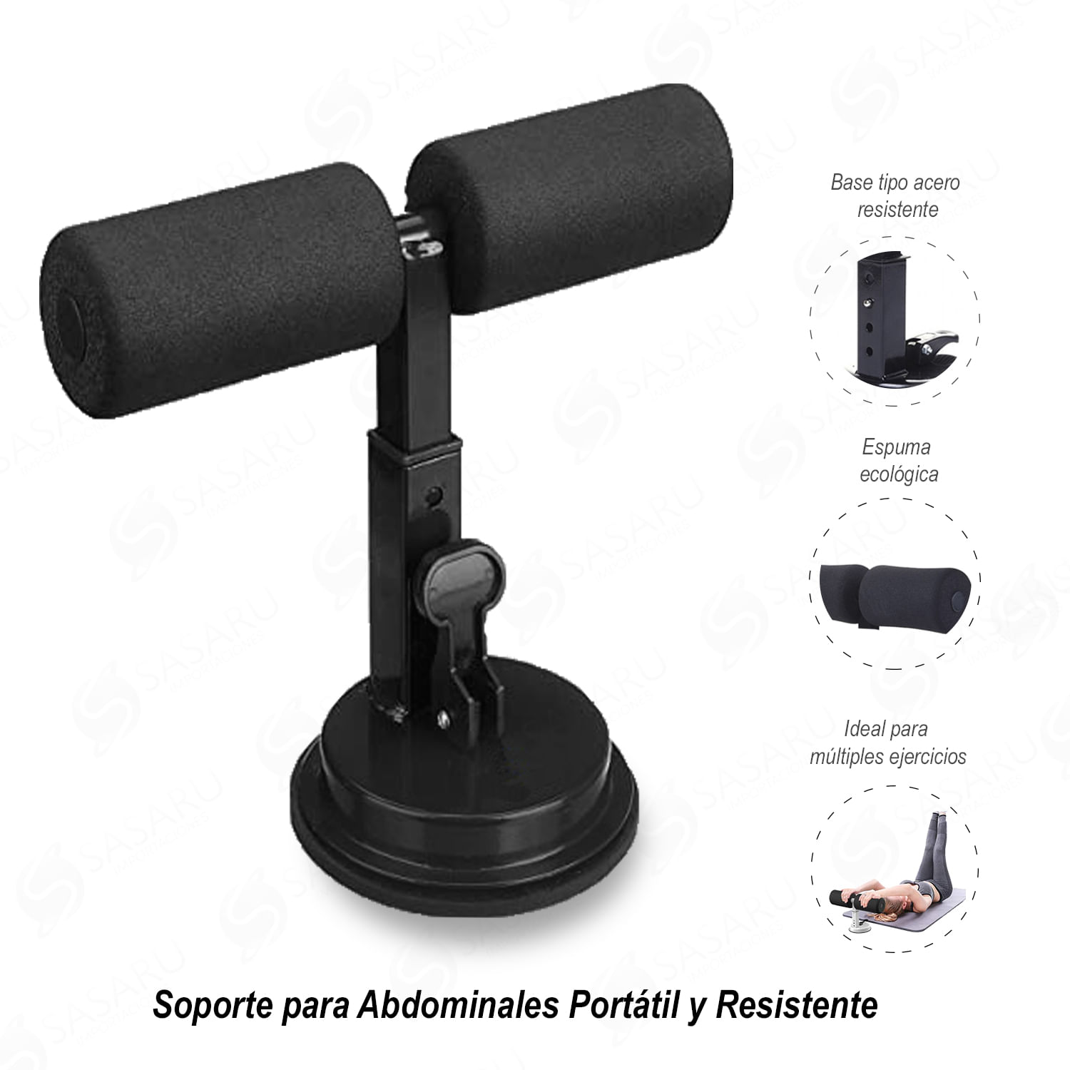 Soporte para Abdominales Portátil y Resistente