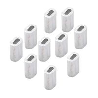 Presilla para cable 1/8"" 10 piezas Werken