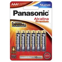 Pila Alcalína PANASONIC AAA Blíster 6un