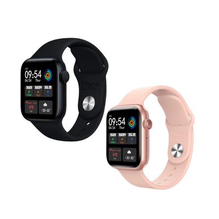 Pack Smart Watch T500 Plus Negro y Rosa - Promart