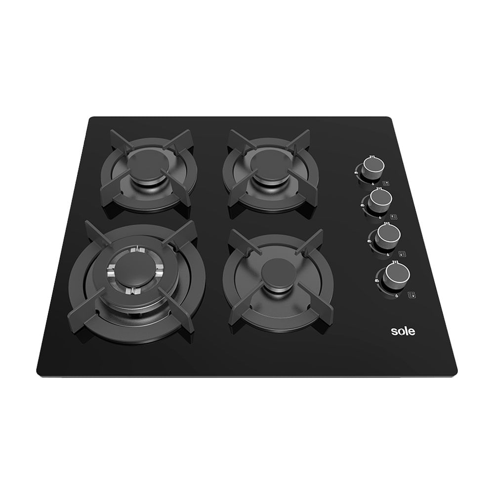Encimera vidrio templado A gas SOLCO068 - Promart