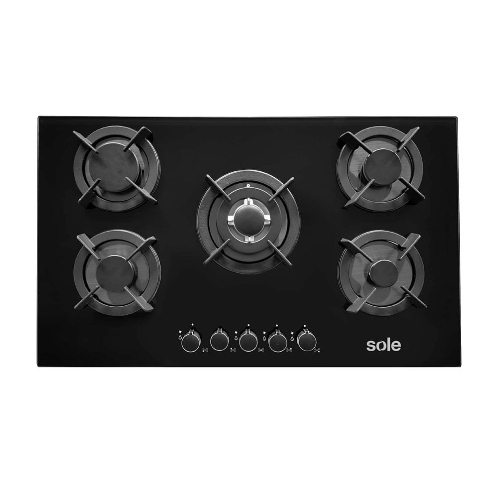 Encimera vidrio templado a gas SOLCO069 - Promart