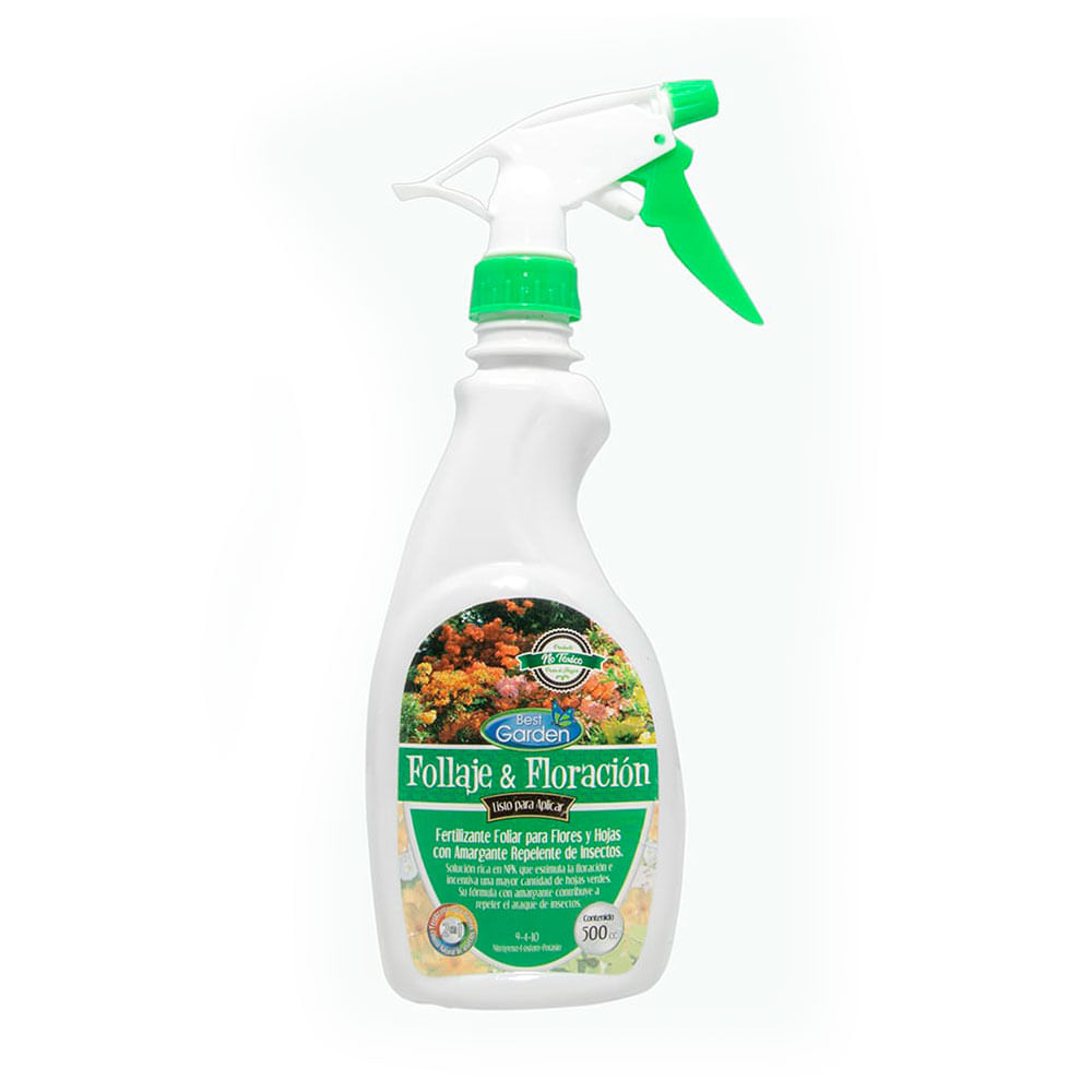 Fertilizante Líquido FollajeFloración Natural Garden 500cc