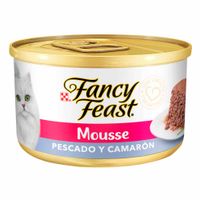 Alimento Húmedo para Gato FANCY FEAST Sabor Bacalao, Lenguado y Camarón Lata 85g