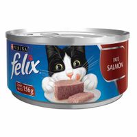 Alimento Húmedo para Gato FELIX Sabor Salmón y Otros Lata 156g