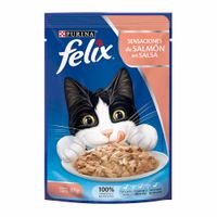 Alimento Húmedo para Gato FELIX Sabor Salmón Pouch 85g