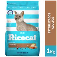 Alimento para Gato RICOCAT Adulto Esterilizado Bolsa 1Kg